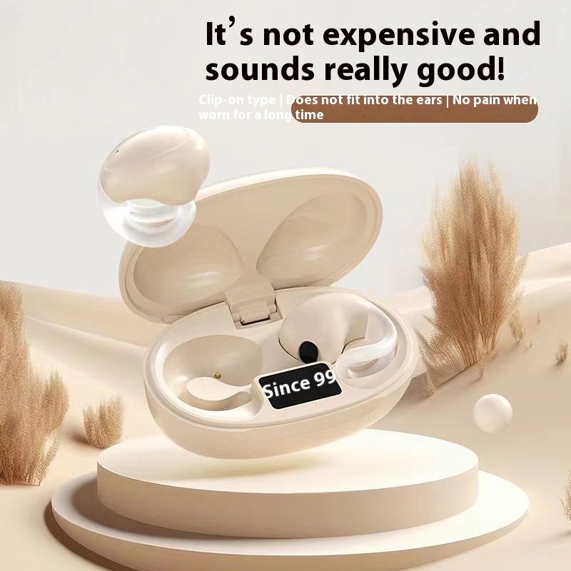 Bone Conduction Headphones TWS Earbuds Ear Clip Bluetooth 5.3 Touch Wireless Earphone In-Ear Bass HIFI Sports Headset