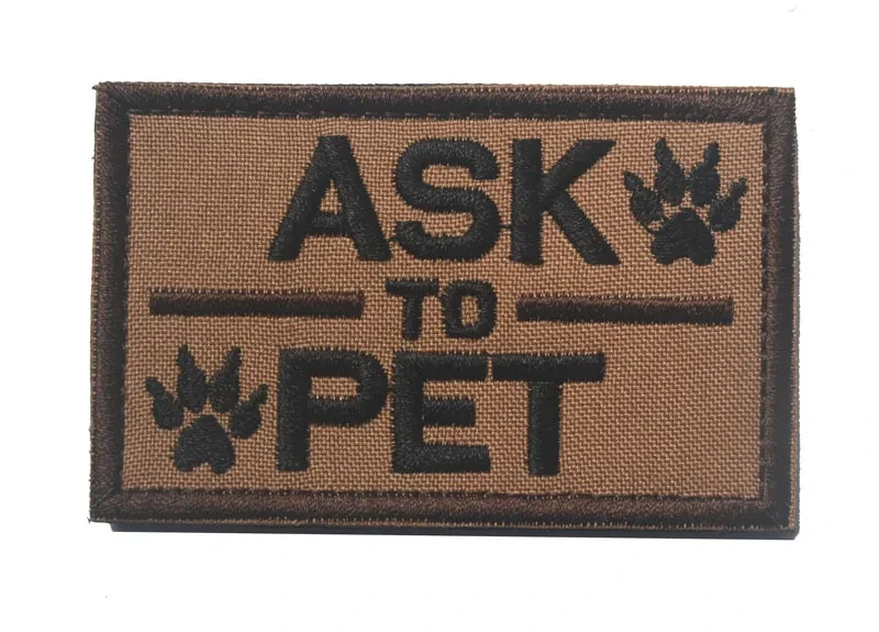 Pet embroidery Velcro