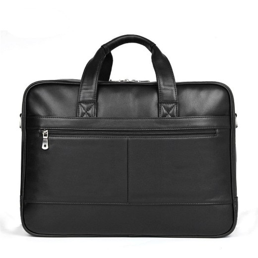 Leather Handbag Briefcase Napa Leather Comfortable Texture Men's Real-Leather Bag
