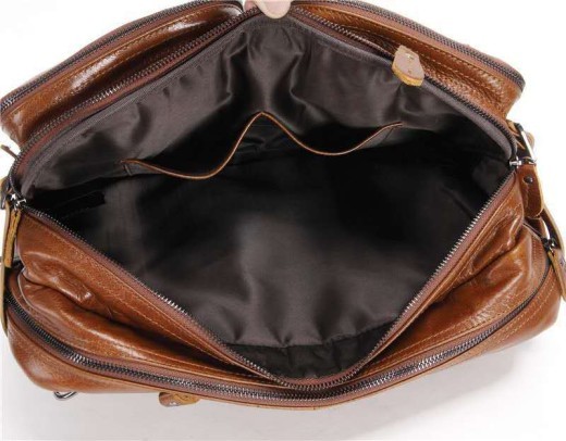 Men's Multi-Functional First-Layer Imported Leather Bag