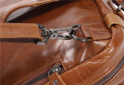 Men's Multi-Functional First-Layer Imported Leather Bag