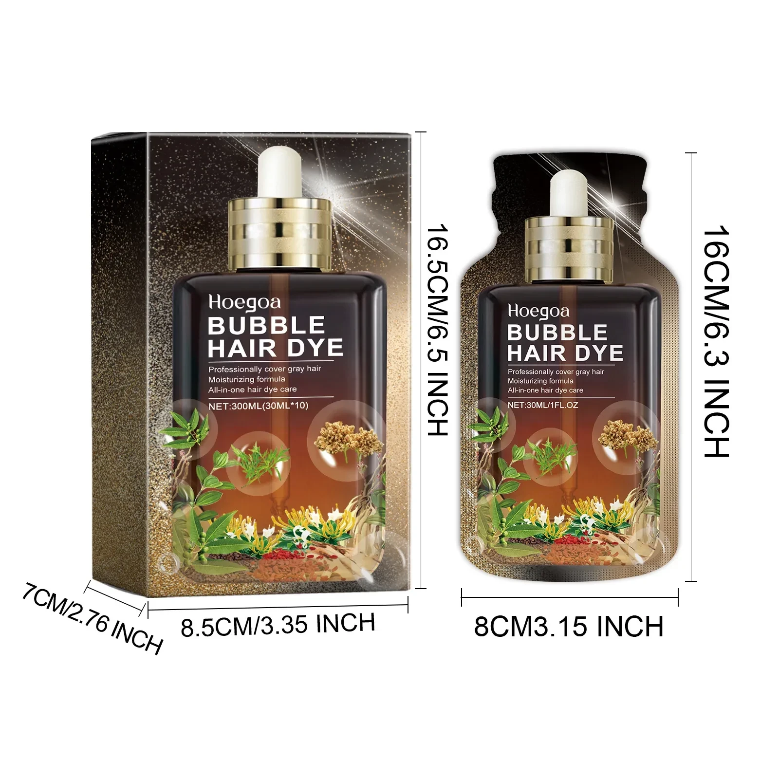Plant Extract Non-damage Hair Dye Cream