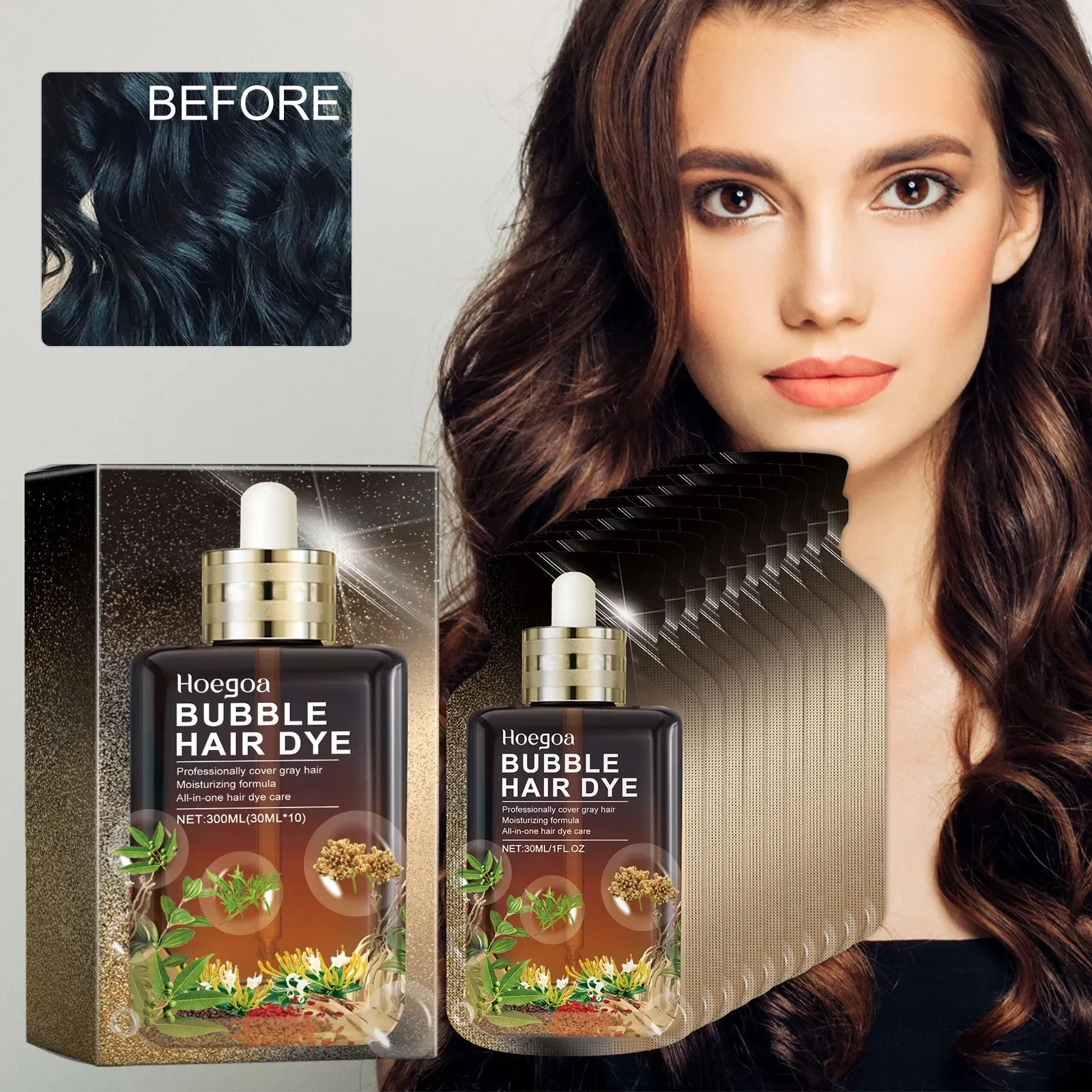 Plant Extract Non-damage Hair Dye Cream