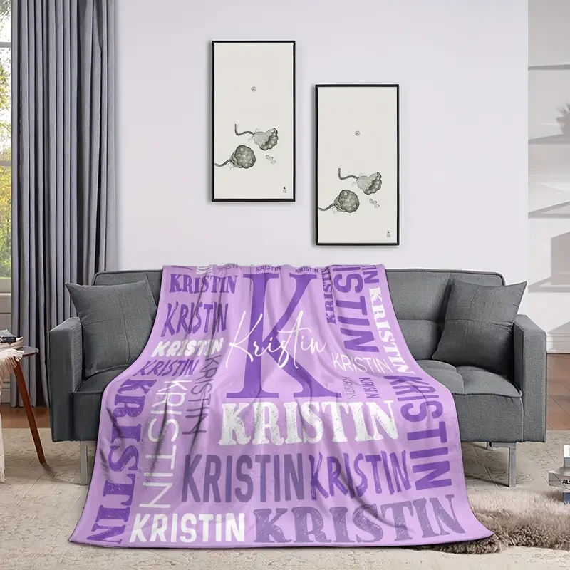 Personalized Name Fleece Blanket