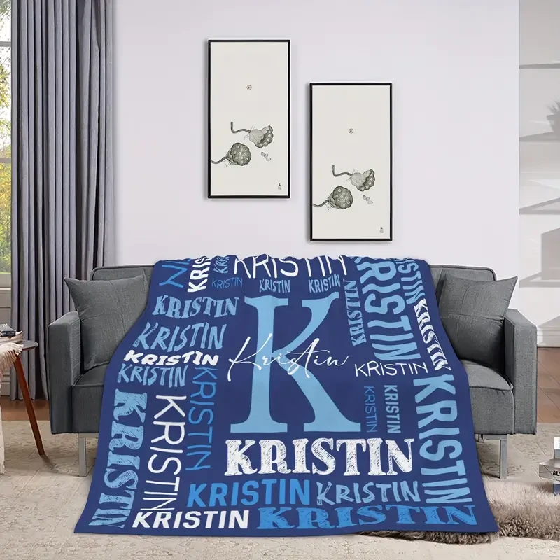 Personalized Name Fleece Blanket