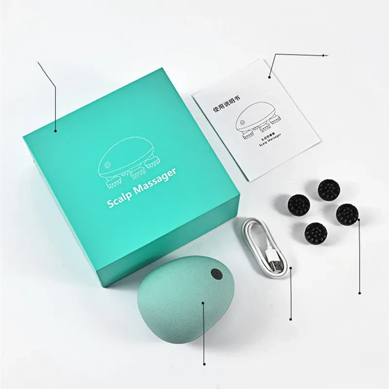 Silicone Electric Dragon Gripper Head Massager