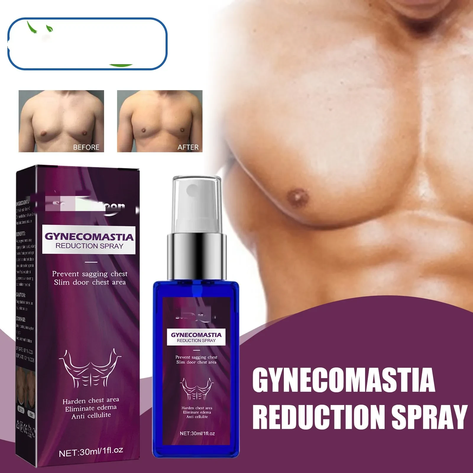 Breast And Chest Muscles Shaping Spray