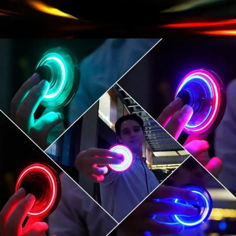 Flying Fingertip Gyroscopes - Interactive Handheld Boomerang Toy