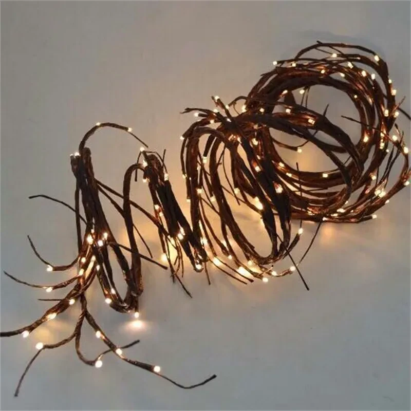 LED Willow Vine Lights - 1.8m Artificial Tree Branches for Room Decor