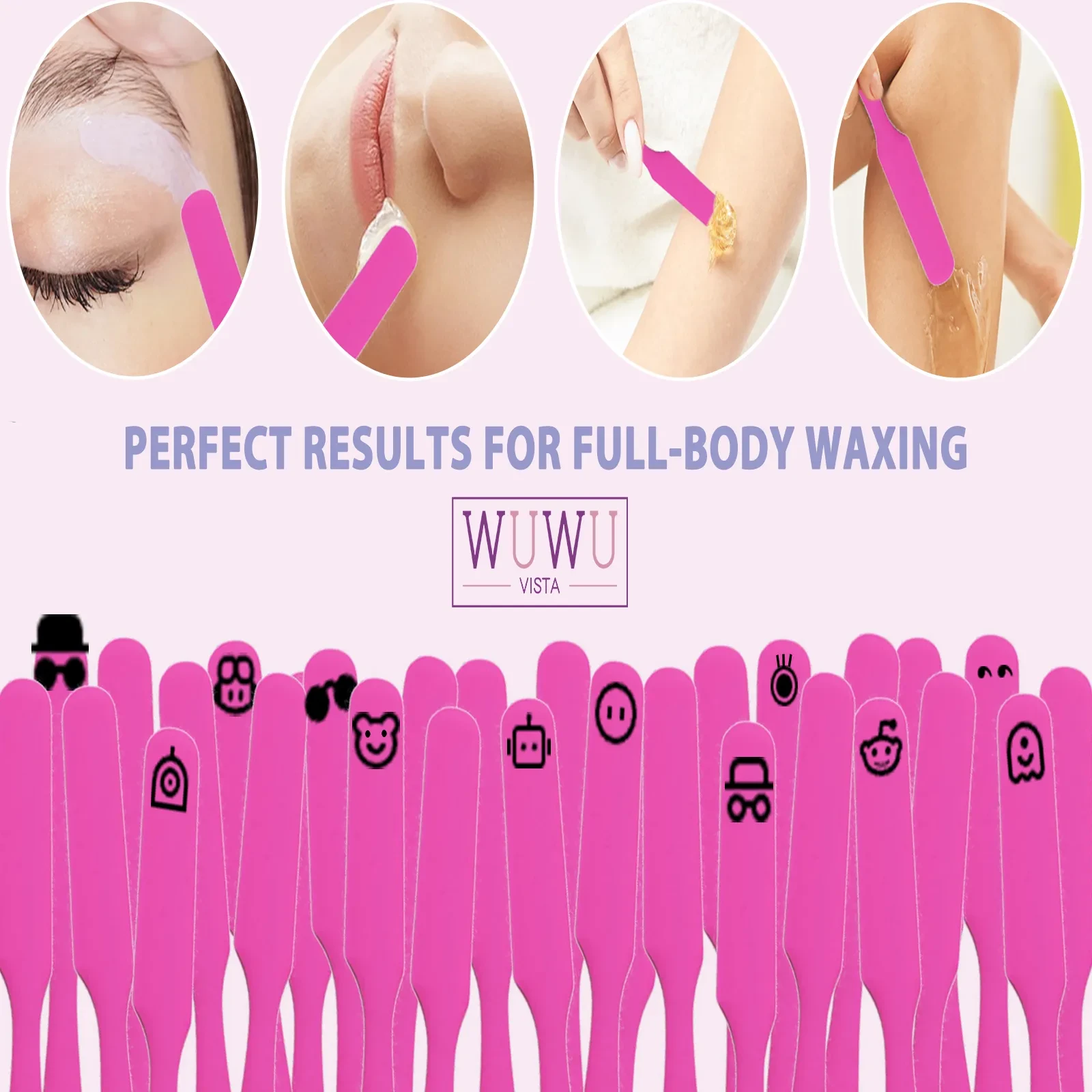 Reusable Large Area Hair Removal Wax Scraper