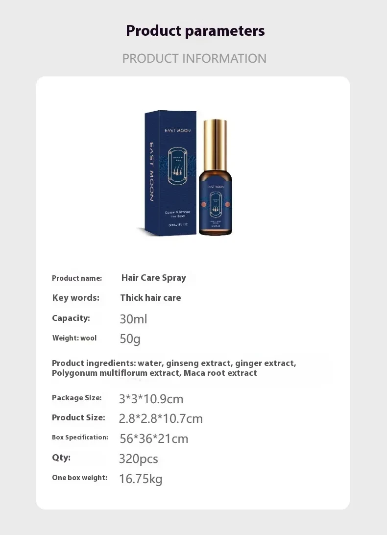Hair Care Spray Moisturizes And Smoothes Hair