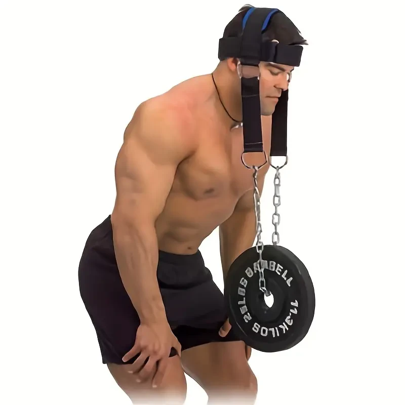 Professional Neck & Chin Training Harness - Weight Lifting Muscle Exerciser