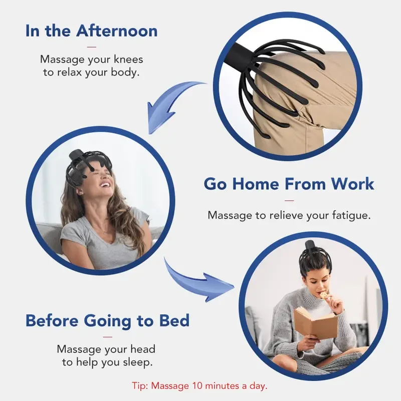 Relieve Tension - Stress With This Electric Head Massager
