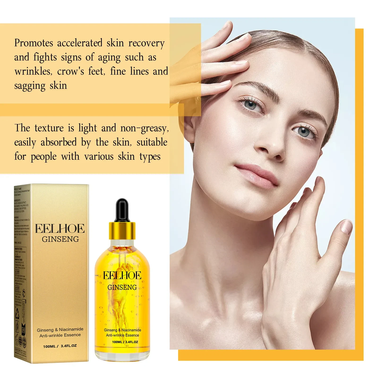 Ginseng herbal acne cream
