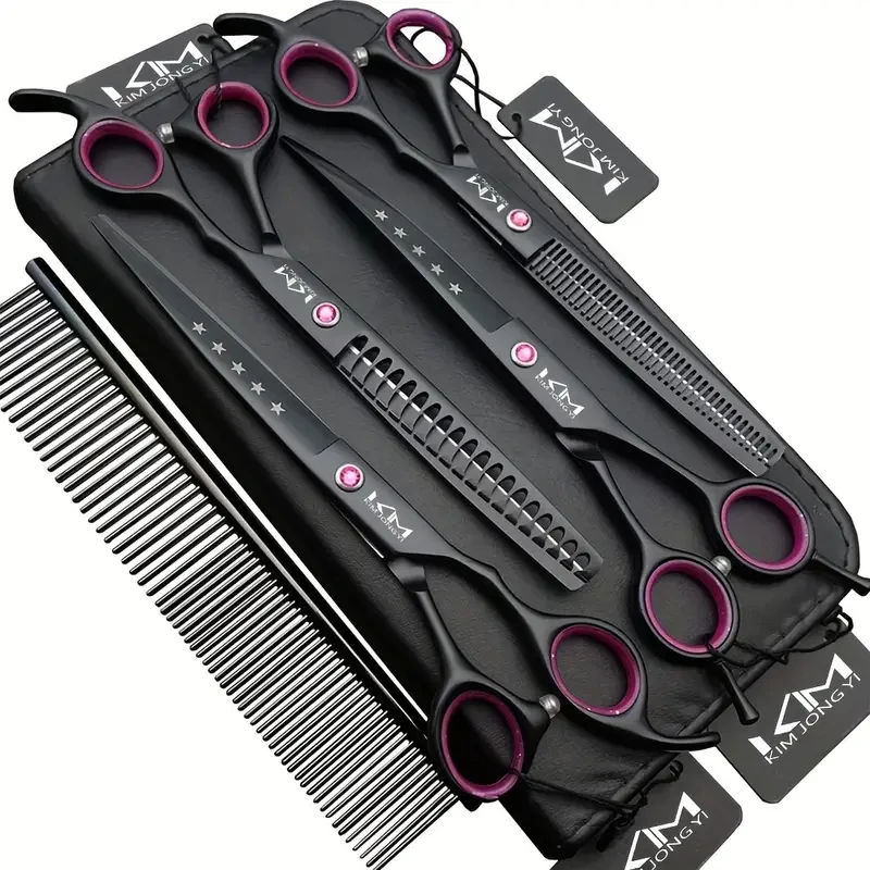 Dog Grooming Scissors Set Straight