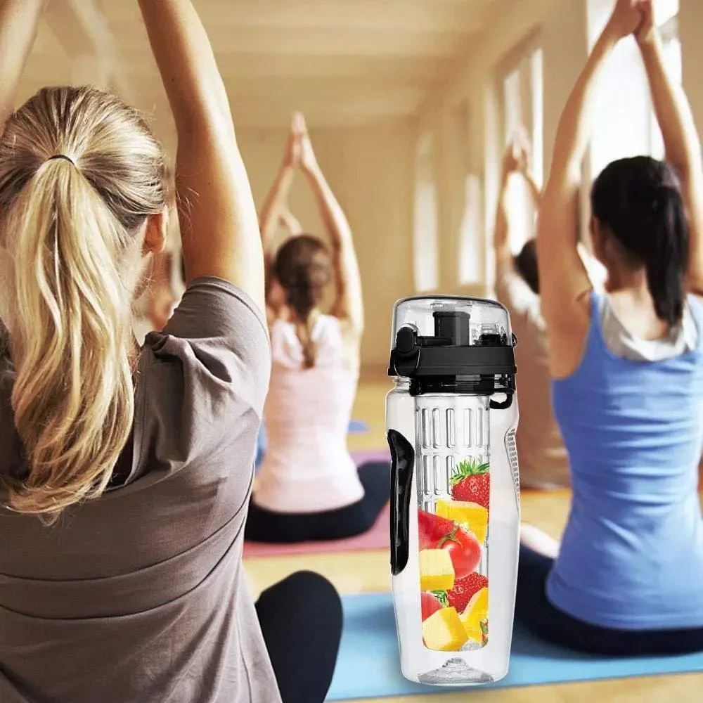 1000ml Bottle BPA Free Plastic Sport Fruit Infuser