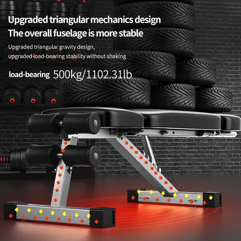ADKING 17-in-1 Dumbbell Bench Adjustable Home Gym Exercise Chair
