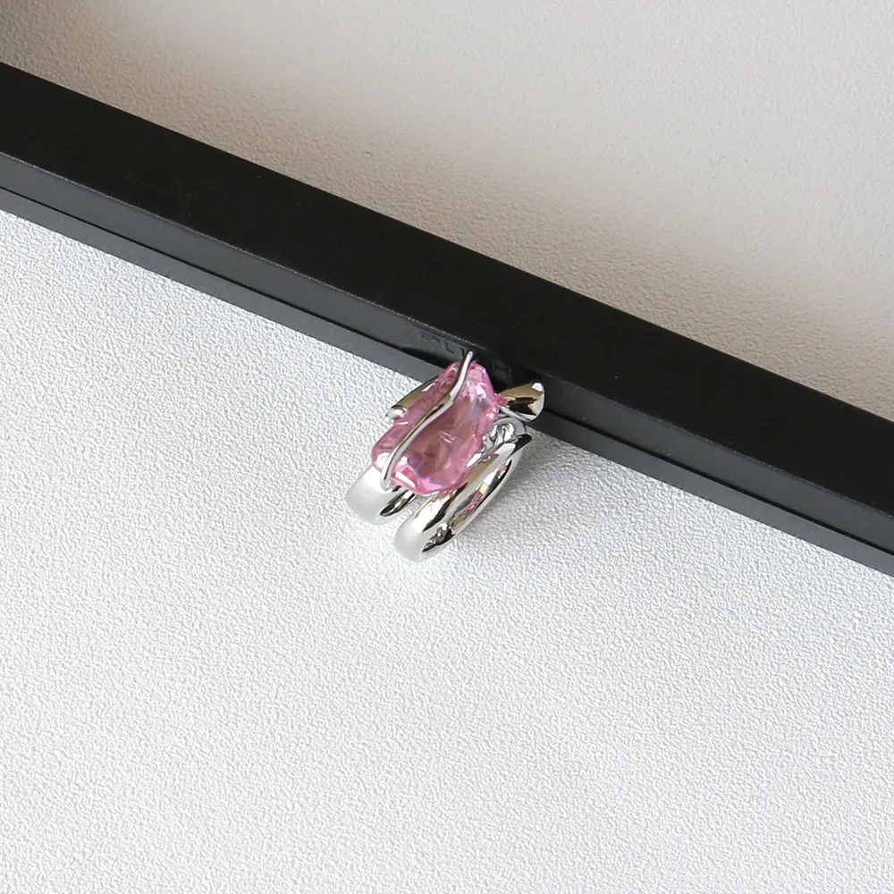 Zircon Peach Blossom Ring
