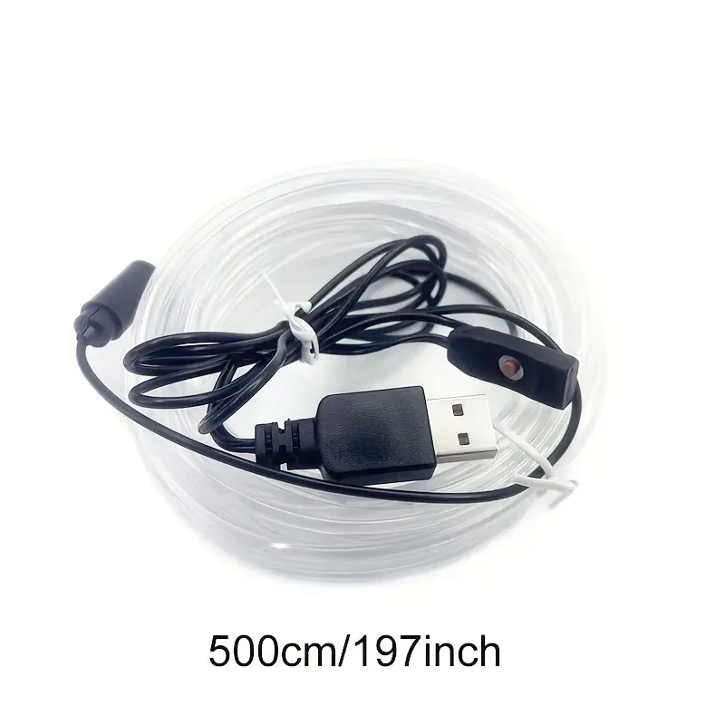 5 Meters RGB Car Interior Lights USB Control