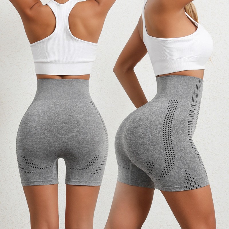 Fat Burning Ice Silk Ionic Fiber Shaping Shorts