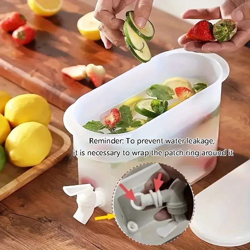 3.5L Refrigerator Beverage Dispenser BPA-Free with Spigot