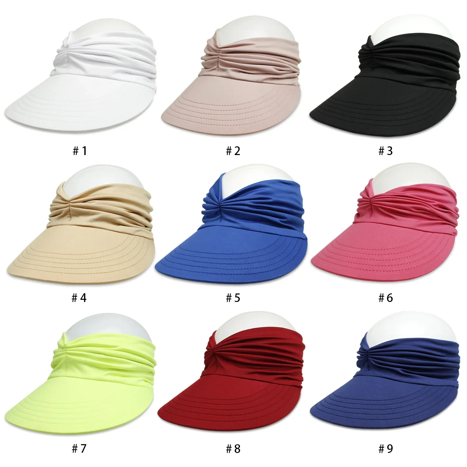 Spring And Summer New Hat Sun Hat Women's Outdoor Sports Topless Hat Beach Sun Hat Women's