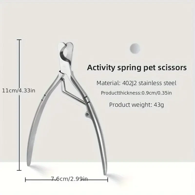 Professional Stainless Steel Pet Nail Clippers