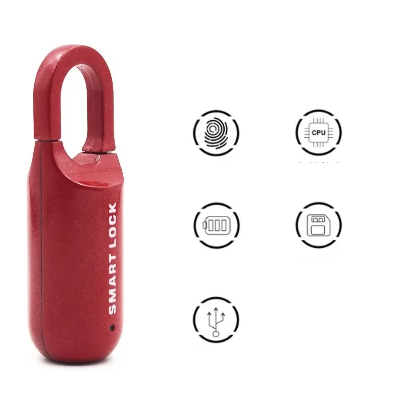 MINI Fingerprint Padlock  USB Rechargeable & Long Standby