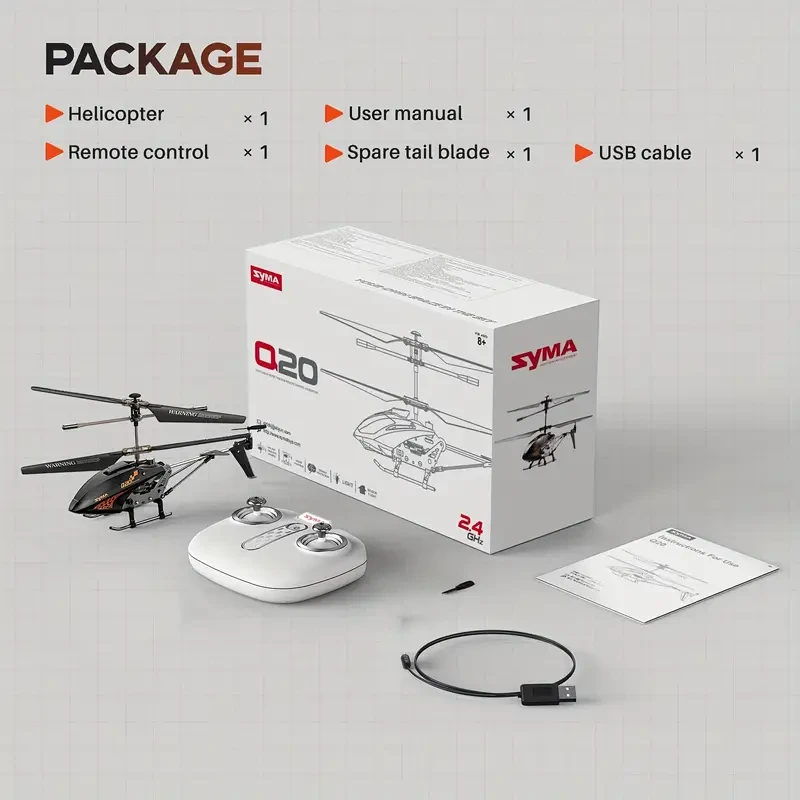 SYMA Q20 UFO RC Helicopter Easy-to-Fly Indoor Aircraft