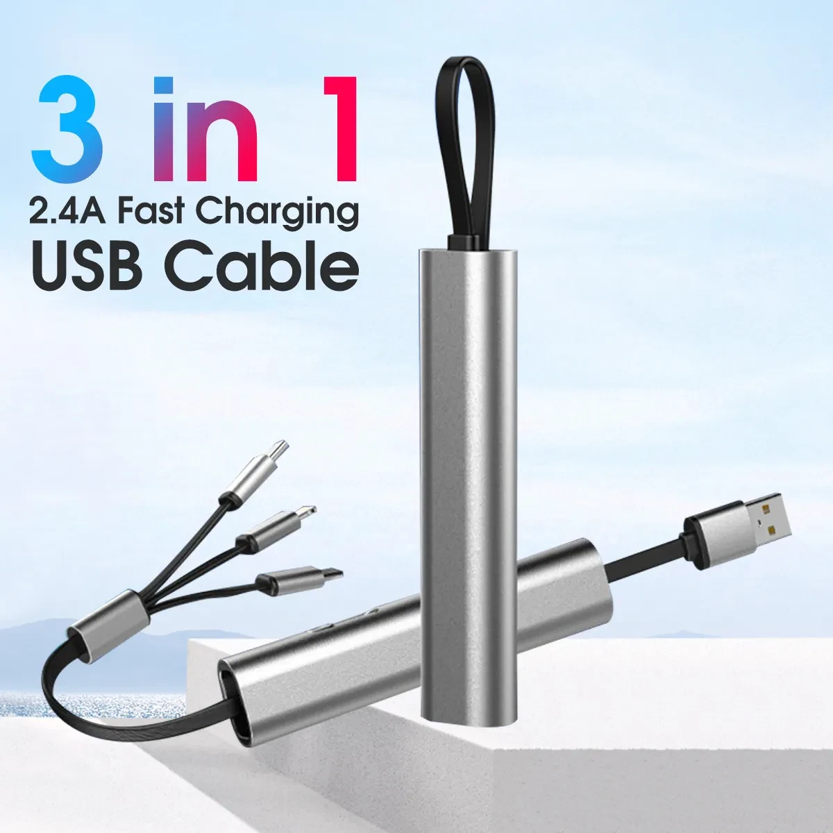 3-in-1 30 W  Fast Charging Cable