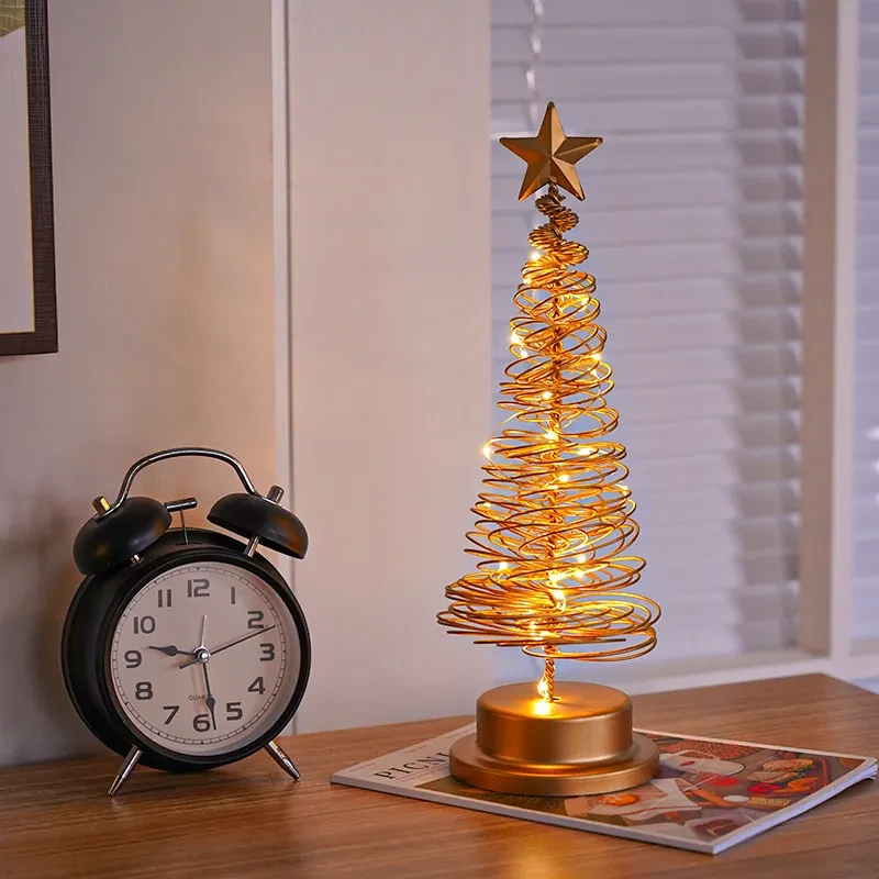LED Christmas Tree Spiral Light Table