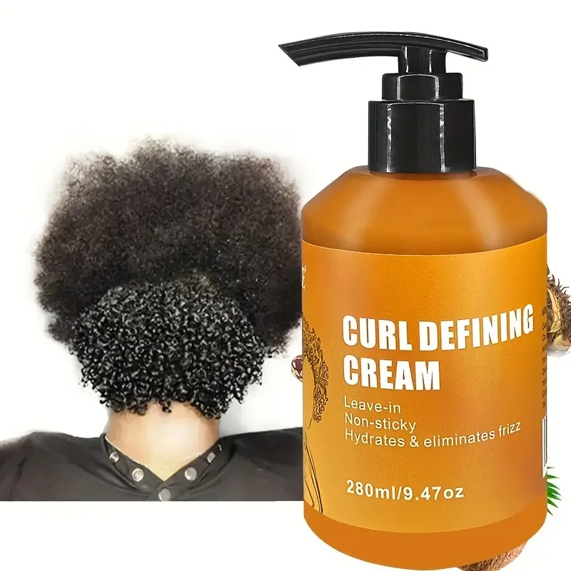 Curl Defining Cream Moisturizing Curly Hair Styling Conditioner
