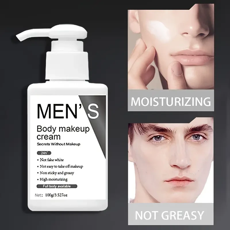 EMTERINE Mens Tinted Moisturizer Concealer Natural Finish & Long-Lasting