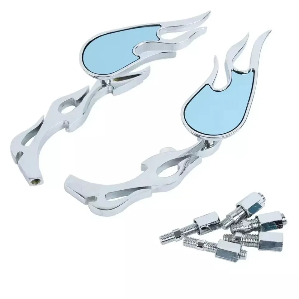 Modified Universal Rearview Mirror For Large Displacement Vehicles