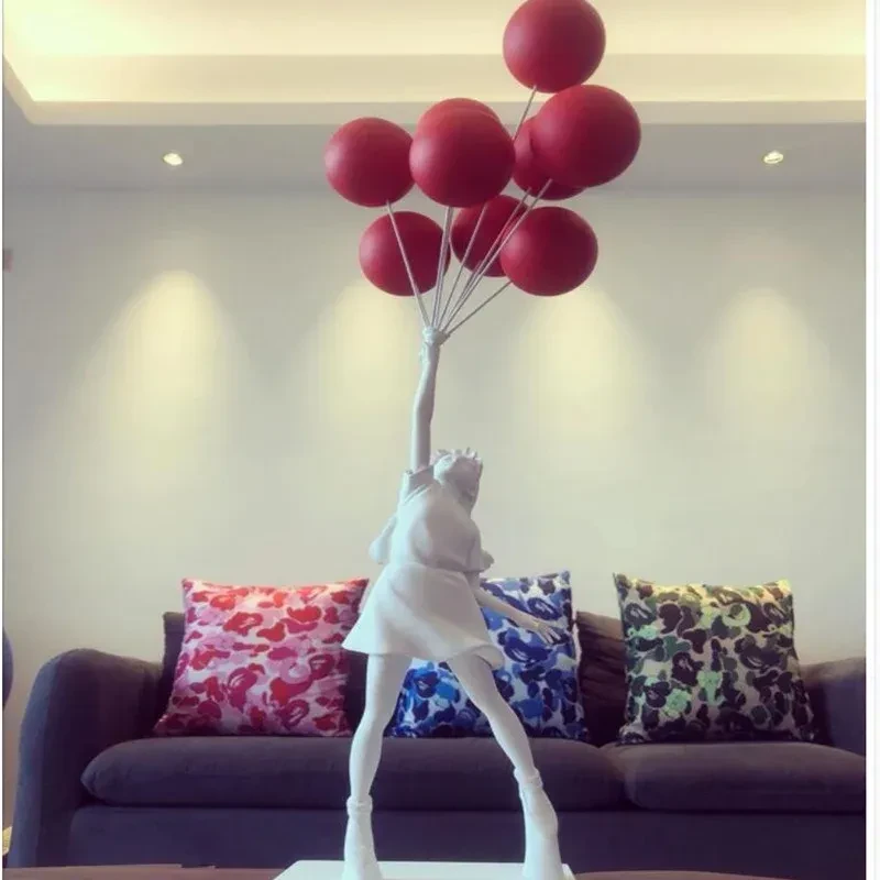 Bubble Girl Character Sculpture Decoration