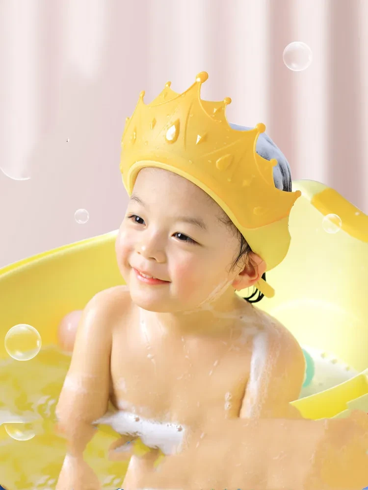 Shower Cap Kids Baby Ear Protection Bath Cap Shampoo Cap