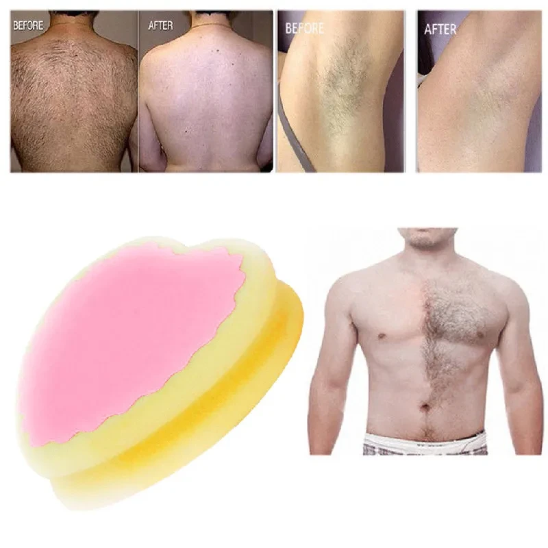 3pcs Painless Hair Removal Depilation Soft Sponge Pad