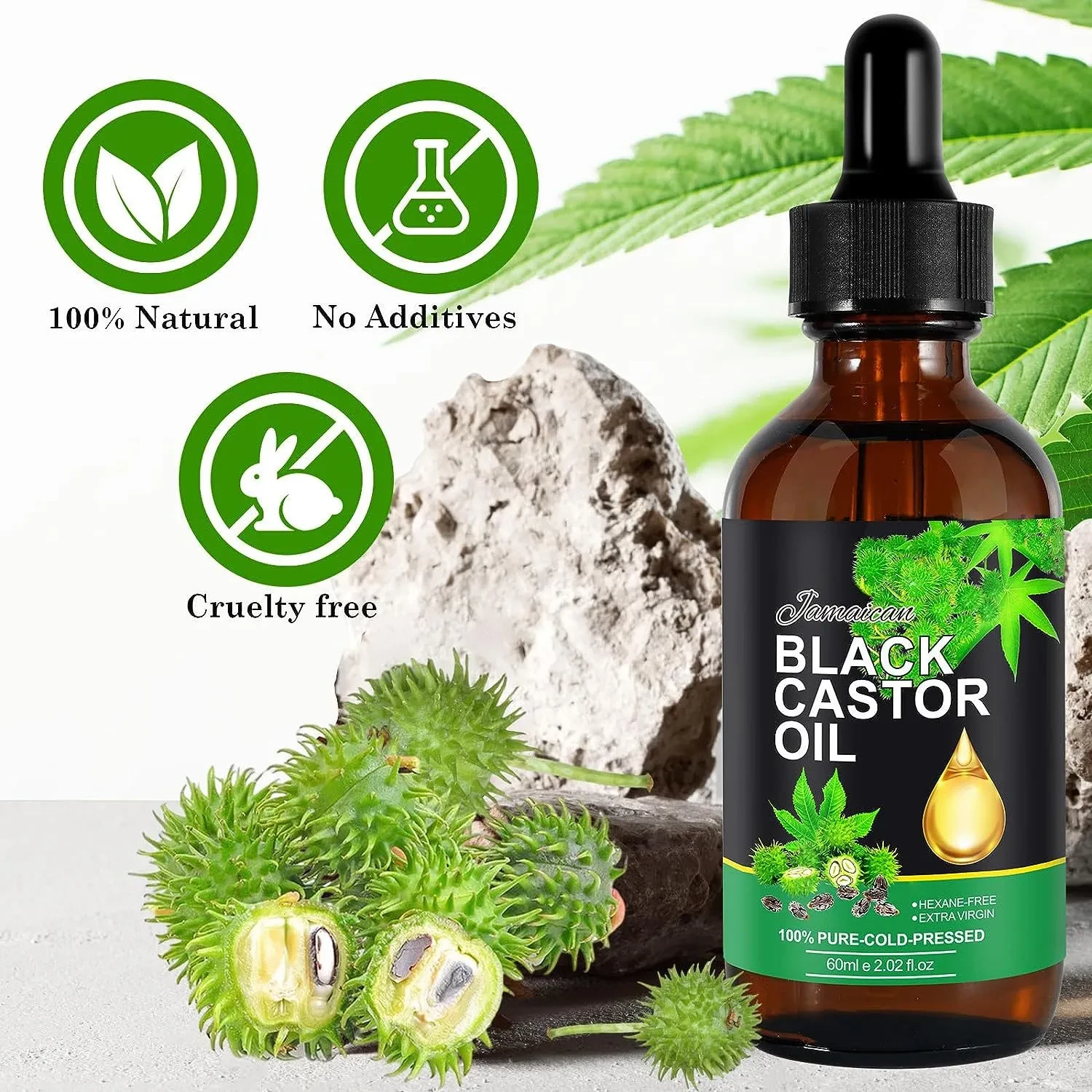 Black Castor Oil Massage Oil Hair