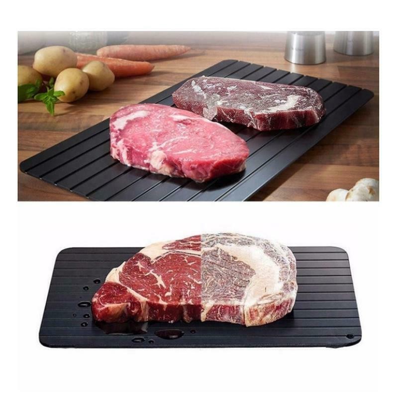 Swift Thaw Defrosting Tray - Effortless Meat & Frozen Food Thawing Plate