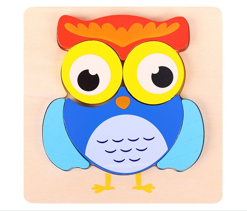 Children's Three Dimensional Wooden Puzzle