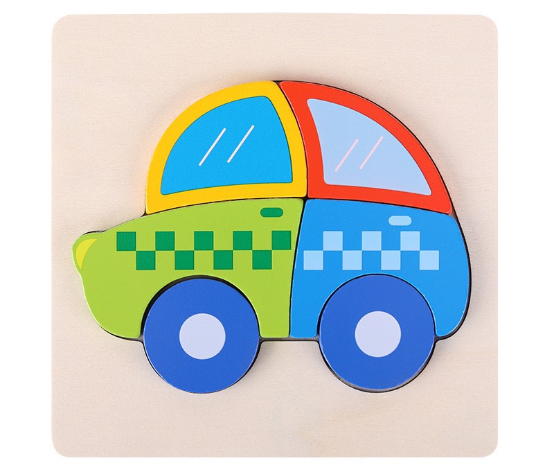 Children's Three Dimensional Wooden Puzzle