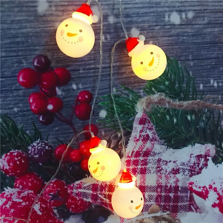 Navidad String Lights Christmas Decorations For Home Outdoor New Year Party Garland Halloween Pumpkin String Lights