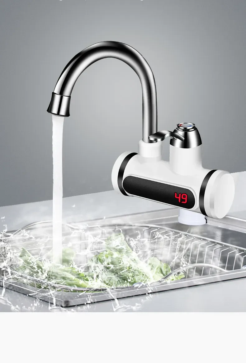 Kitchen Electric Water Tap Water Temperature Display