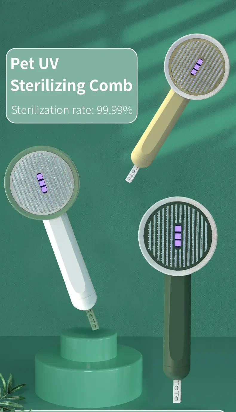 Pet Thin Germicidal Sterilizing Comb