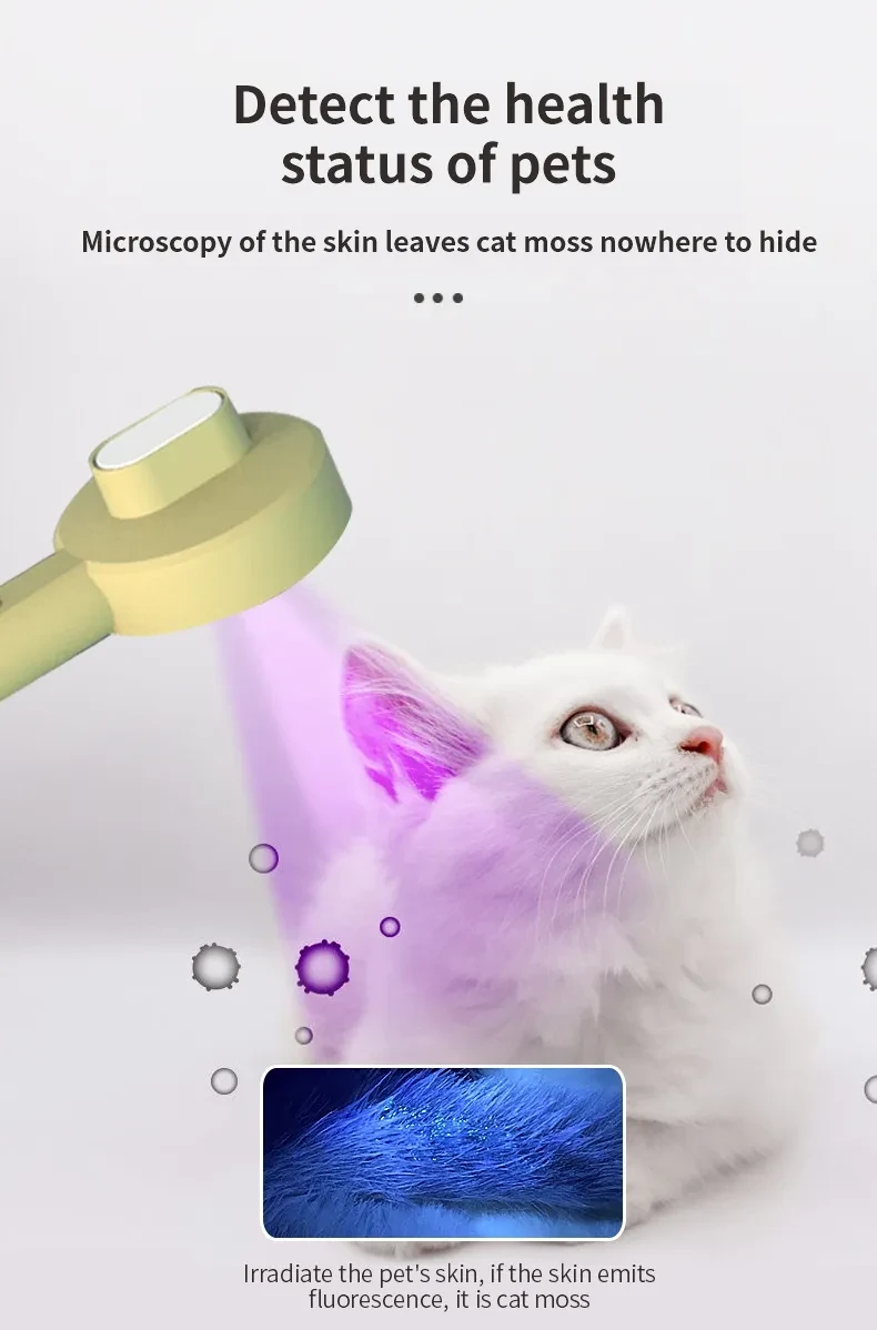 Pet Thin Germicidal Sterilizing Comb