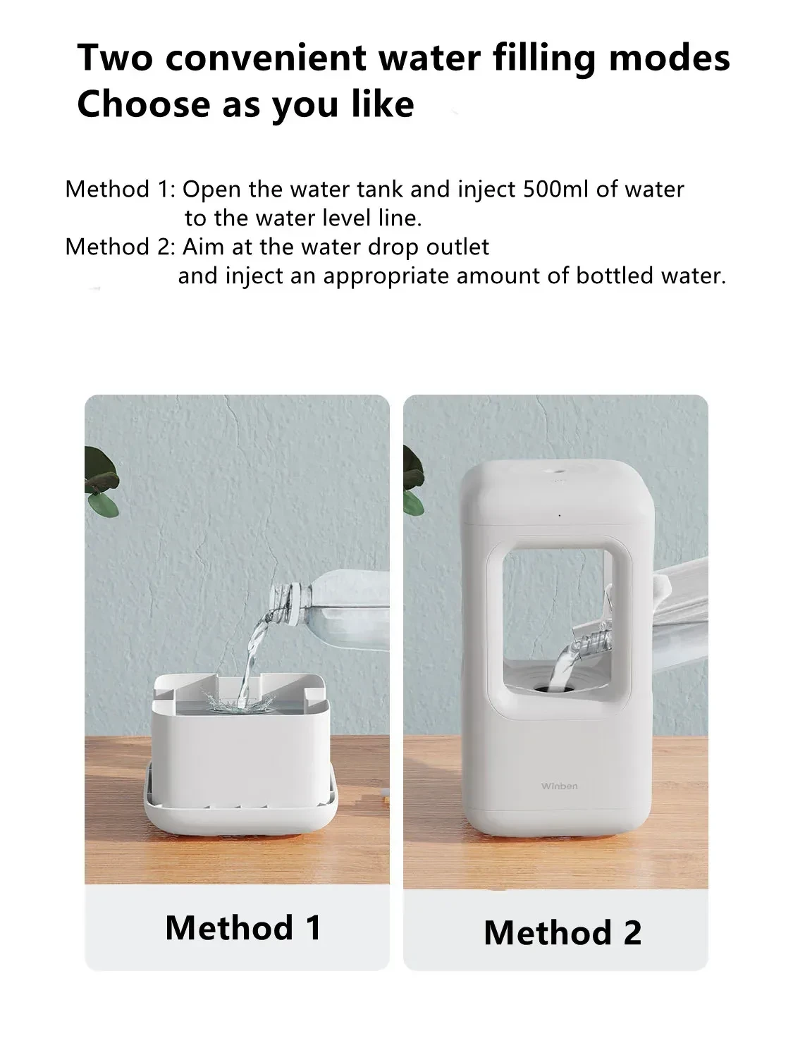 Air Humidifier With Atmosphere Light