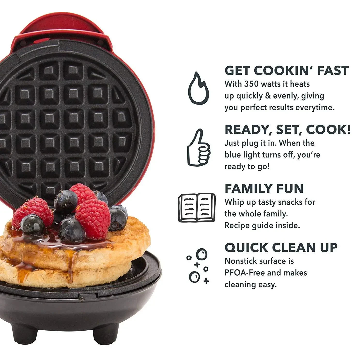 Mini Electric Waffles Maker