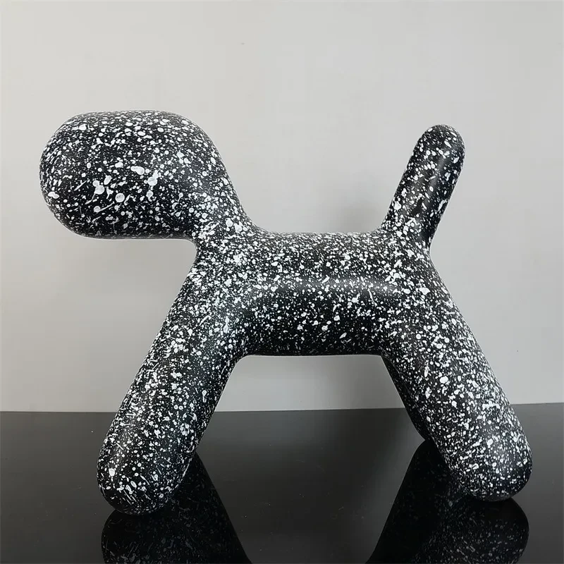 Creative Resin Balloon Dog Abstract Ornament