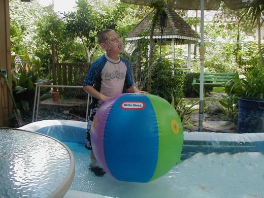 PVC Inflatable Water Spray Ball