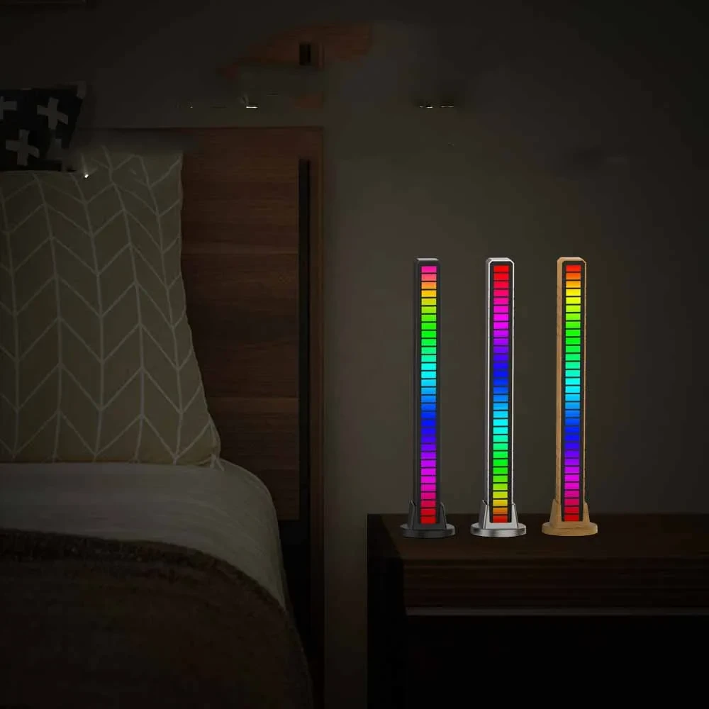LED Strip Light Sound Control Pickup Rhythm Light Music Atmosphere Light RGB Colorful Tube USB Energy-Saving Lamp Ambient Light